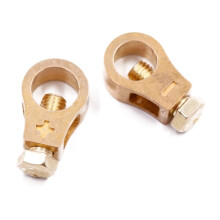 Professional Brass Iron Battery Post Clamps with Secure Bolt