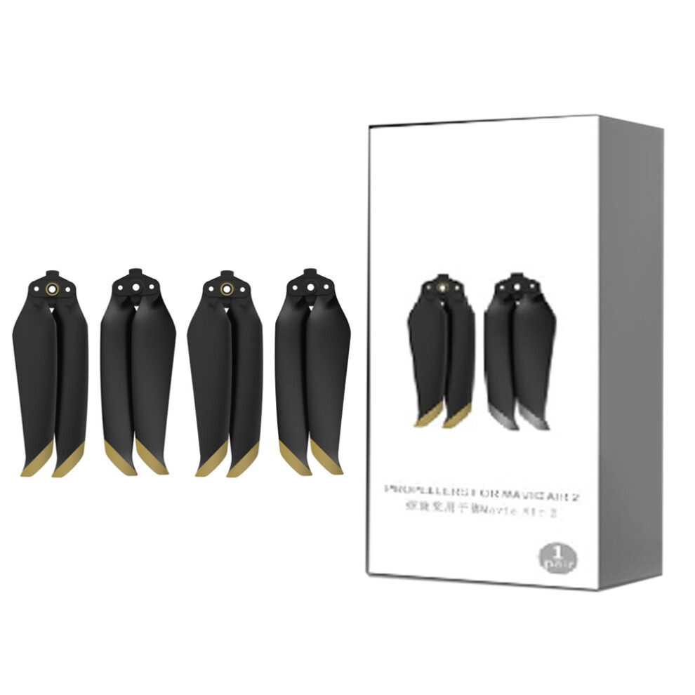 (Gold) 4Pcs 7238F Noise Reduction Quick Release Propeller For Dji Mavic Air 2 Drone 110691463432