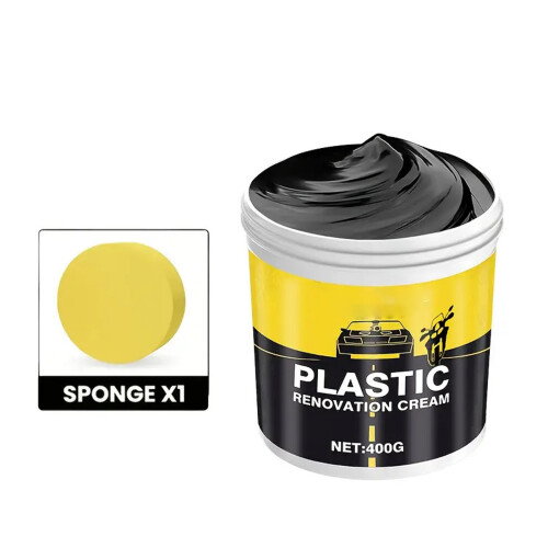 Auto Plastic Restorer Car Cleaning Pasta Plastic Leer-400g