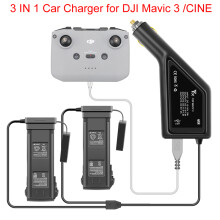 3 IN 1 Car Charger Intelligent Battery Multi Charging Hub with USB Port For DJI Mavic 3 /CINE Drone Controller Accessories