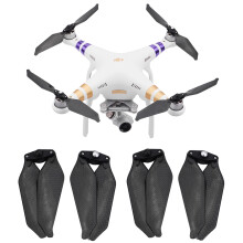 2Pairs Carbon Fiber 9455 Foldable Low Noise Propellers For DJI Phantom 3 Pro Adv SE Stantard