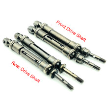(1pair Front Drive Shaft) Front + Rear Drive Shaft For Traxxas Slash 4X4 Rustler VXL Stampede 4X4 VXL 1/10 RC Car