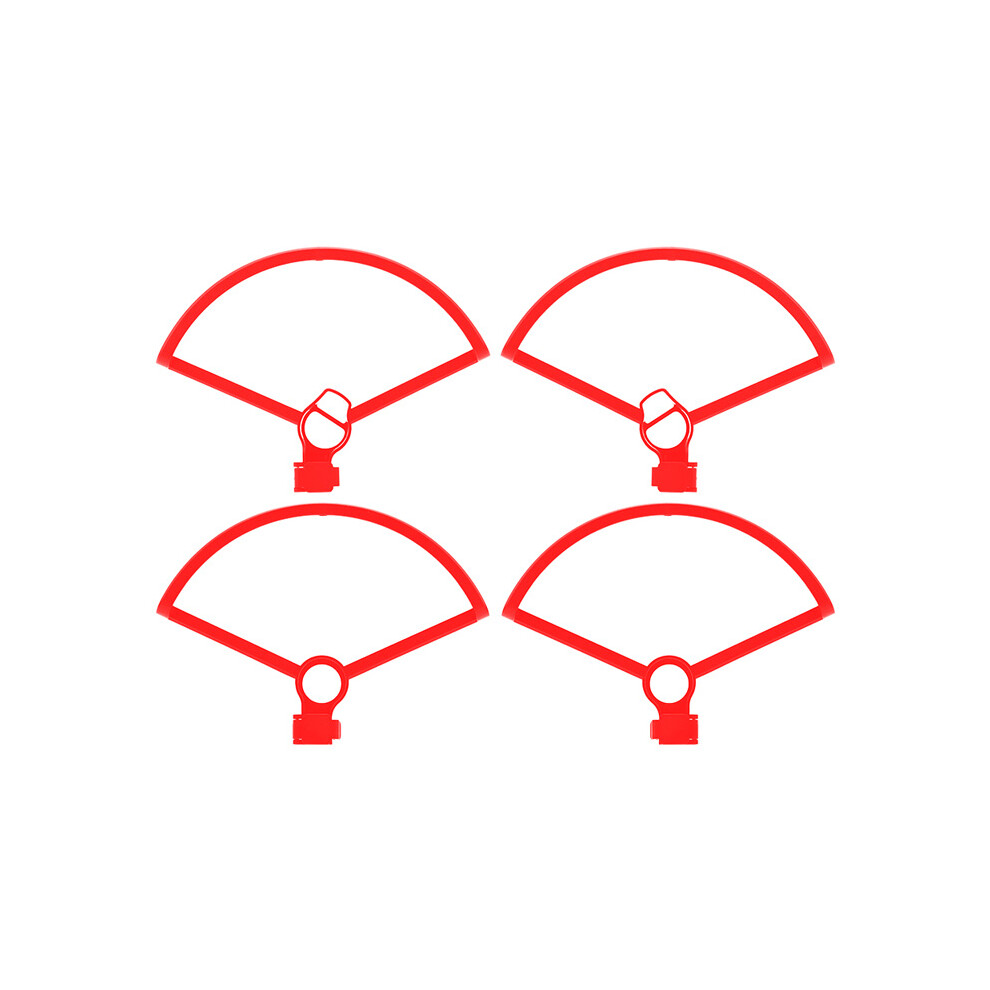 (Red) 4Pcs Propeller Guard Quick Release Protective Ring For Dji Mavic Mini Drone Red 110691461322