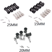 4PCS Alloy Wheel Hub Hex 12mm Extension Adapter for 1/10 RC Car SCX10 RC4WD D90
