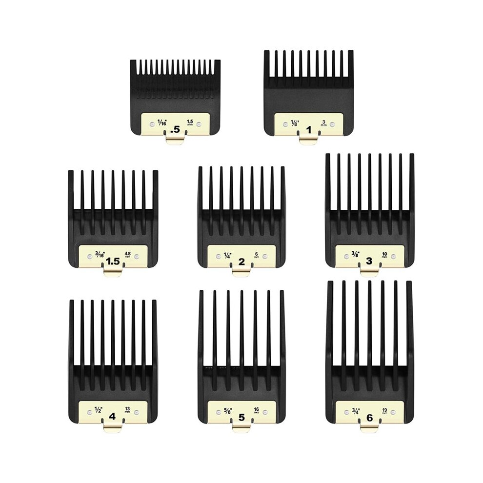 Melitt 8 Premium Clipper Guards For Babylisspro Barberology Fx870,Fx890,Fx825 And Fx673 Clippers, For Clipper Guards