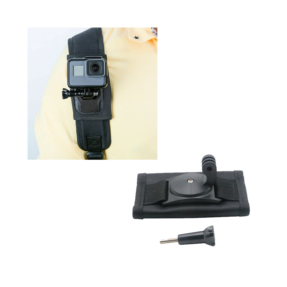 Backpack Strap Fixed Mount Bracket For Gopro Hero 8 Dji Osmo Action Camera Black 110691460486