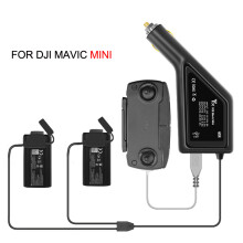 3 In 1 Battery Fast Car Charger Remote Control USB Charging Portable for DJI Mavic Mini Drone