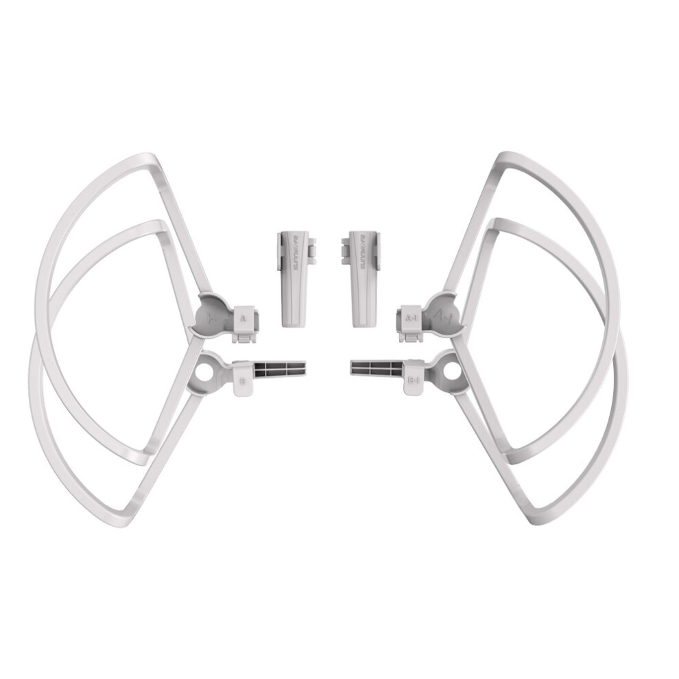 (Gray) Quick Release Propeller Protective Guard With Landing Gear For Dji Mavic Mini Drone Gray 110691460516