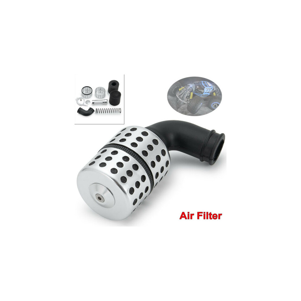 1:8 Air Filter Cleaner For 1/8 Nitro Engine Powered Rc Off-Road Truck Car Buggy 110691473769