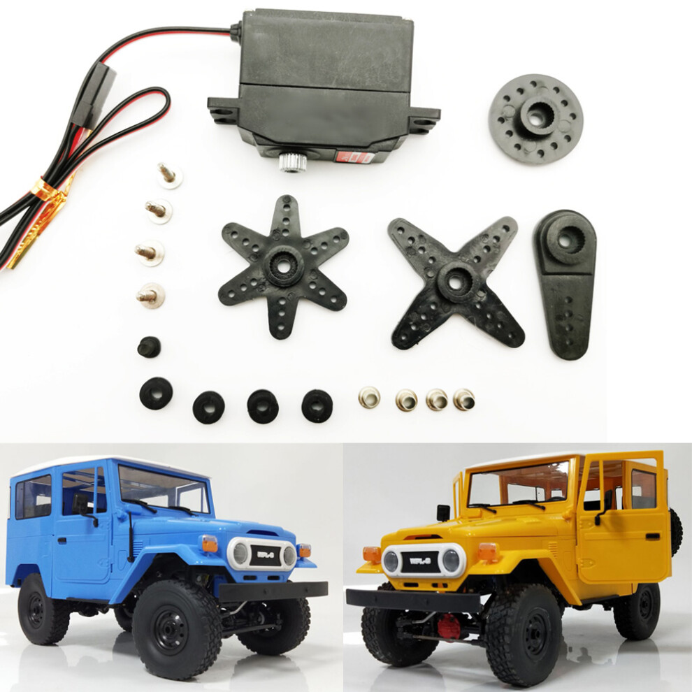 Upgrade 25G Metal Gear Steering Servo Diy Kit For 1/16 Wpl C34 C34k Truck Rc Car 110691458155