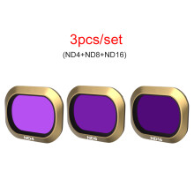 (3pcs/set (ND4+ND8+ND16)) Camera Lens ND-PL, UV, CPL, ND4/8/16/32/64 Filter Kit for DJI Mavic 2 Pro Drone