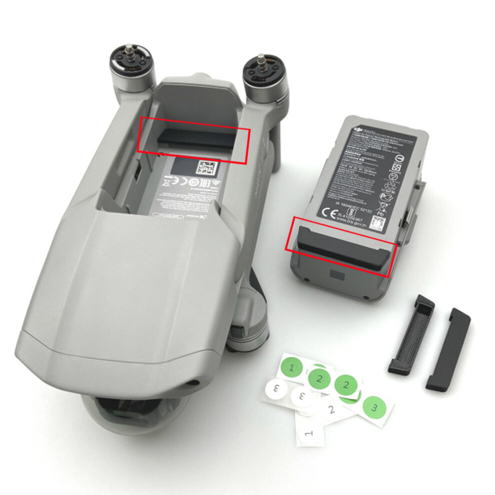 Battery Charging Port Protective Dust Cover W/ Sticker For Dji Mavic Air 2 Drone 110691463739