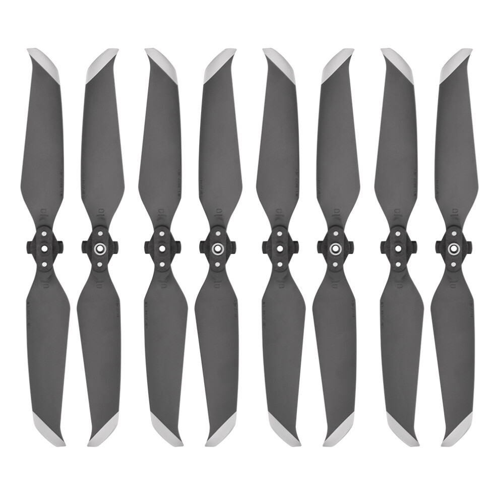 (Silver) 8Pcs Quick Release Noise Reduction Propellers Set For Dji Mavic Air 2 Drone 110691463500