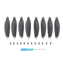 (Black/Silver) 8PCS Quick-Release 4726F Propeller Low Noise Blade Prop For DJI Mavic Mini Drone