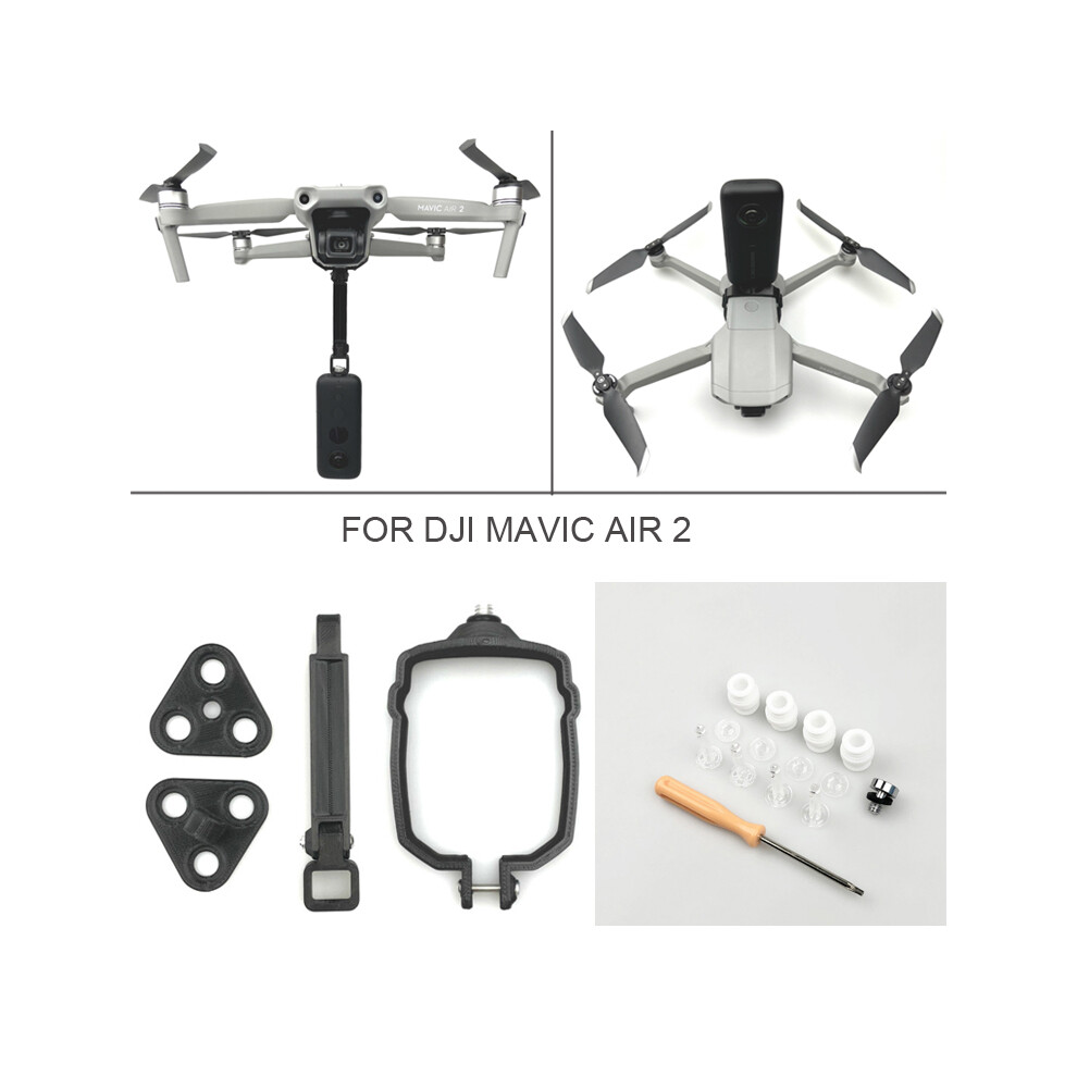 Camera Shockproof Holder Extended Bracket For Dji Mavic Air 2 Gopro 8 Osmo Sjcam 110691465207