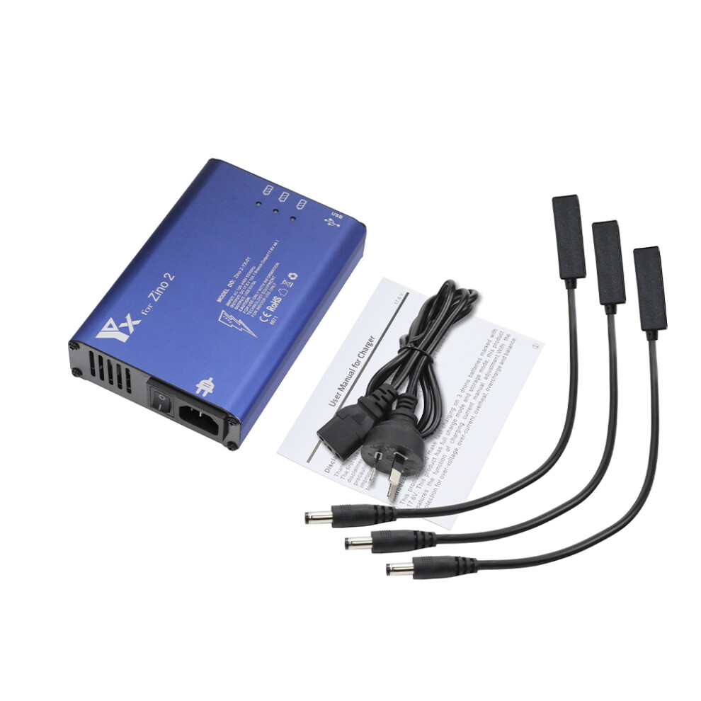 (Au) 5 In 1 Intelligent Battery Charger Fast Dual Usb Charging Hub For Hubsan Zino 2 Drone 110691464194