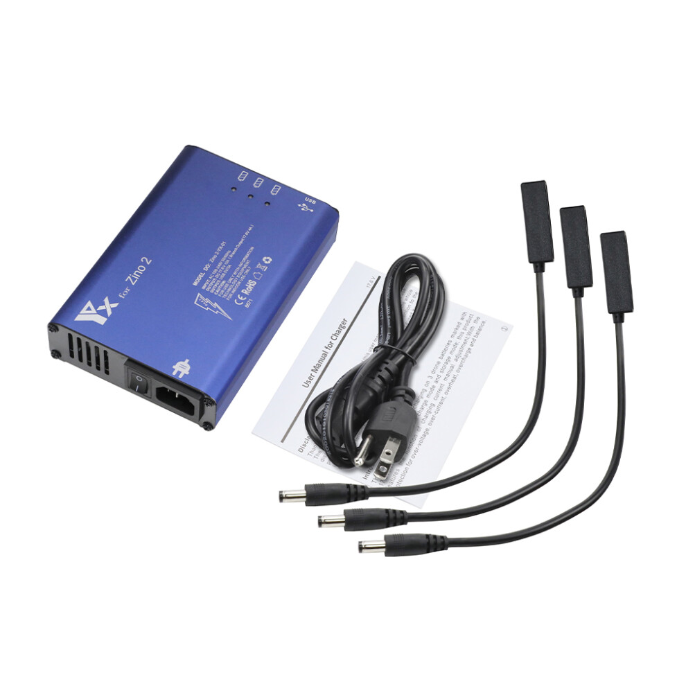 (Us) 5 In 1 Intelligent Battery Charger Fast Dual Usb Charging Hub For Hubsan Zino 2 Drone 110691464170