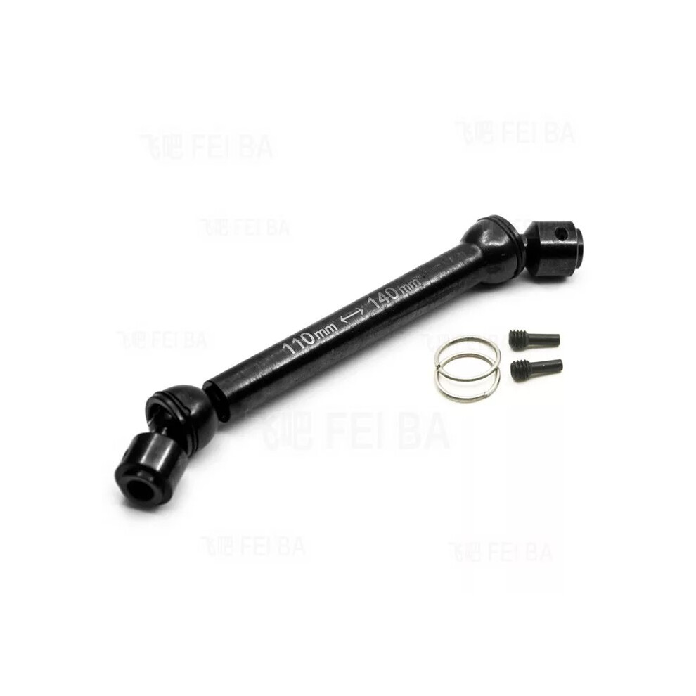 (110-140Mm) Metal Steel Universal Drive Shaft For Rc 1/10 Axial Scx10 Wraith D90 Trx-4 110691473998