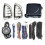 4X Car Engine One-Key Start-Stop Button System PKE Keyless Entry System Anti-Theft Alarm Remote Start Ignition System 3