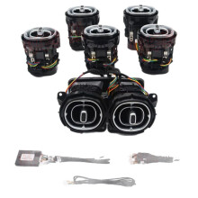 Front Rear 64 Colour LED Air Vent Led Turbine Nozzle for C-Class W206 Ambient Light Outlet Turbo Interior