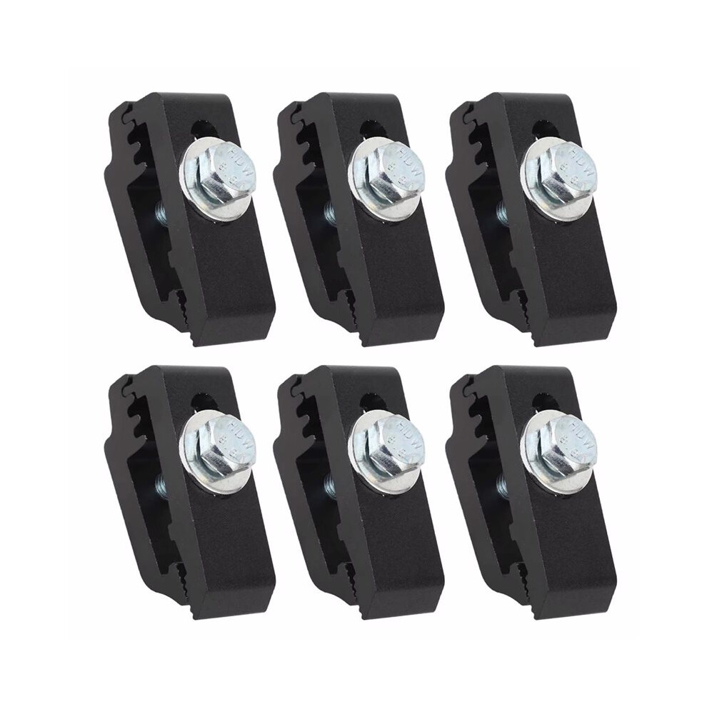 6Pcs/Set Aluminum Truck Bed Mounting Clamps Fasteners Kits 1112514 For Trucks Roof Covers And Campers Accessories 4712620103462