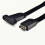 2X USB 3.1 Type C Front Panel Header Extension Cable,Type E to USB 3.1 Type C Cable,Internal Adapter Cable,(50cm) 2