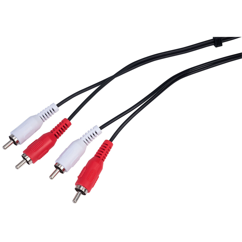 Av:link 112.048Uk 2 X Rca Plugs To 2 X Rca Plugs Lead 1.2M 5015972123492