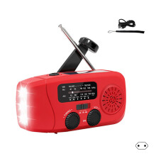 Emergency Solar Radio With Hand-Red European regulations