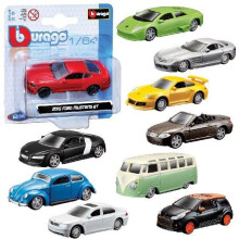 Carro em miniatura - Burago - 1:64 Carro em metal fundido - Sortido de carros - Durável - Para crianças