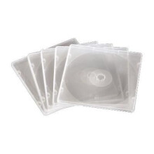 Caixas de CD Slim - HAMA - Transparente - Pacote de 20 - Capacidade 1 CD