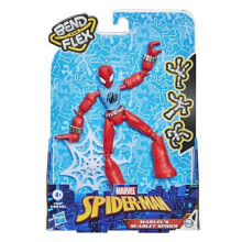 MARVEL SPIDER-MAN - Buigen en Flexibiliteit - Flexibele Scarlet Spider-figuur van 15 cm - met accessoire - vanaf 4 jaar