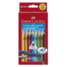 Väritussit - FABER CASTELL - 280921 - Jumbo Grip - Monivärinen - 12 kappaletta