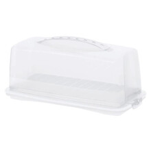 Boîte de rangement rectangulaire - ROTHO - Rotho 1722501100 - Transparent/Blanc - Polypropylène (PP) - 36 x 16,5 x 16,5 cm