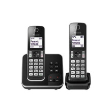 DECT-telefoon - PANASONIC - KX-TGD322 - Luidspreker - 2 handsets - Adresboek 50 invoeren