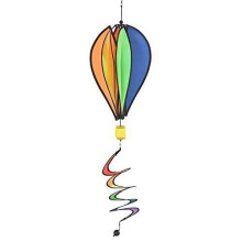Rhombus 911837 Girouette Heißluftballon Regenbogen, Multicolor, 30 x 43 x 50 cm