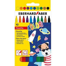 EBERHARD FABER 551110 10 Kynää, pyöreä, pahvilaatikko