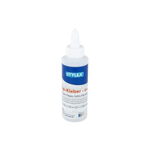 Stylex 23372 Universalkleber transparent auf Wasserbasis, Flasche mit 100 g, lösungsmittelfrei, kalt auswaschbar