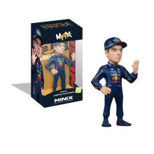 Figurine miniatura - MINIX - MN21024 - Red Bull - Max Verstappen 4x Campeão - PVC 12 cm