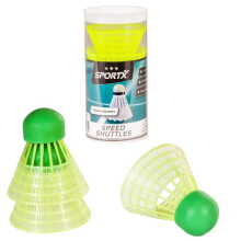 Badminton shuttles - SPORTX - Snelheid - Verpakking van 3 in buis - Veren - Beschermbuis