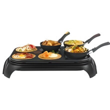 Wok Party TEFAL - Gourmet - 6 mini wok y crepera - 1000W - Verde
