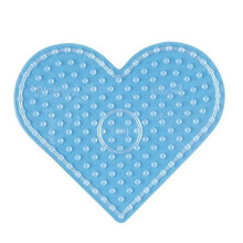 Hama - Transparent Heart Bead Plate for Large Beads Ø10 mm (MAXI)