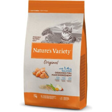 Kissankroketit - Nature's Variety - Alkuperäinen Steriloitu - Lohi - 7kg - Tasapainoinen ravinto