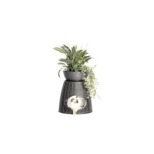 Cesto in vimini per animali - 52 x 50 x 46 cm - Grigio