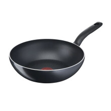 Wok - TEFAL - C2691921 - 28 cm - Revestimiento antiadherente de Titanio - Todos los fuegos, incluida la inducción