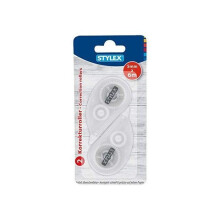 STYLEX 31039 Conjunto de 2 rolos de correção de 5 mm de largura e 6 m de comprimento instantâneo para corrigir rapidamente e com precisão.