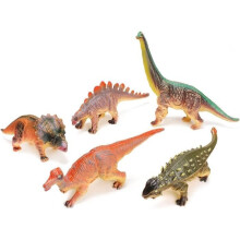 Figurinha de dinossauro - JOHNTOY - Johntoy 26697 - Plástico flexível - 26-38 cm - Multicolorido
