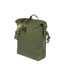 Sac à vélo / sac à bandoulière - BASIL - Soho Mik Studs - Vert 17 L - Système MIK - Studs