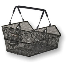 Panier à vélo - BASIL - Cento Flower S - 11,5 L - Aluminium maillé - Compatible MIK/Multi system