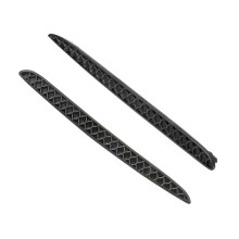 ABS Black Auto Grill Decoration Grilles Cover Guard-2Pcs