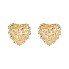 Sports Rhinestones Accent Metal Earphone Clip Universal-Gold